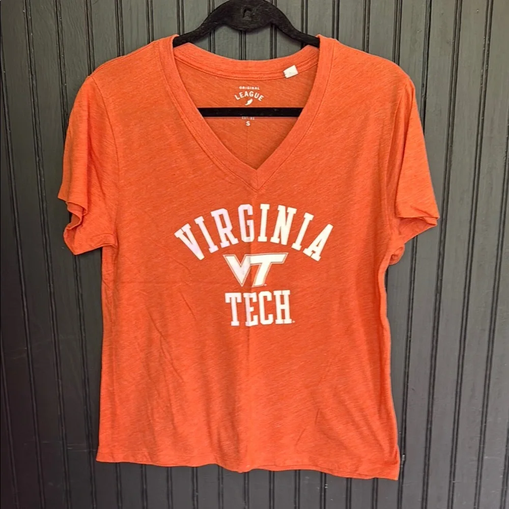 Virginia Tech Orange Fitted Short Sleeve Tee - Picture 1 of 2